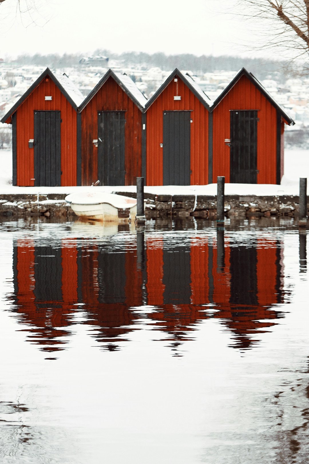 Brown Wood Reflection