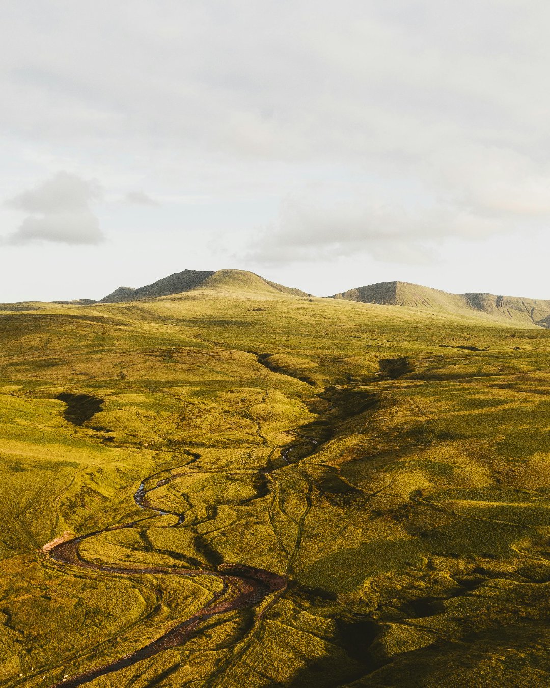 Brown Mountainous Landforms Grassland