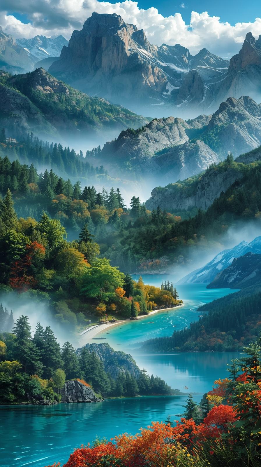 Mountainous Landforms Natural Landscape