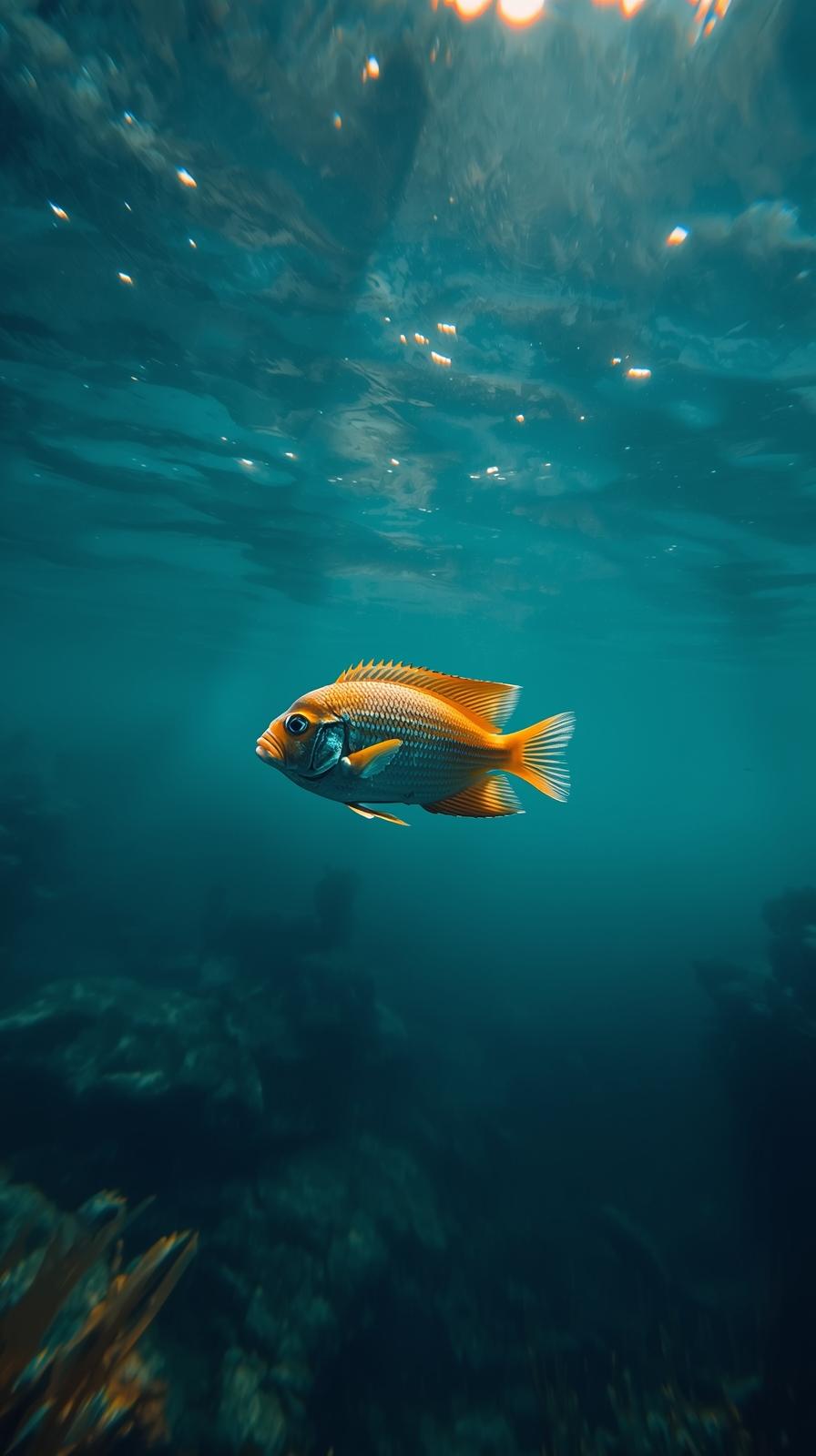 Fish In Nature Wallpaper