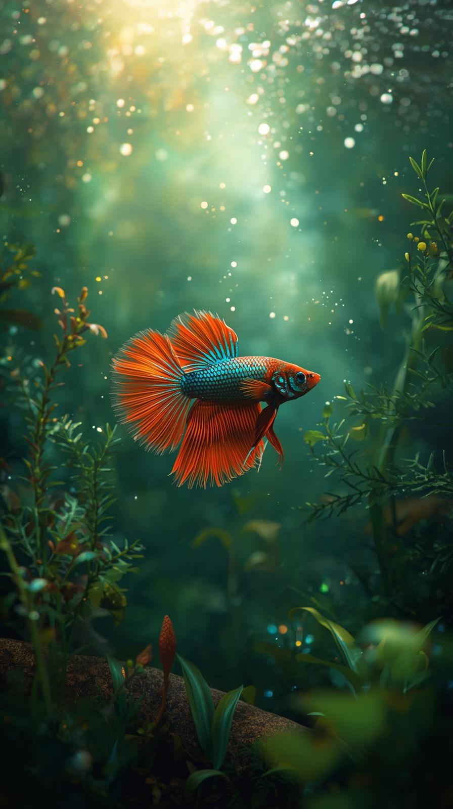 Fish In Nature Wallpaper