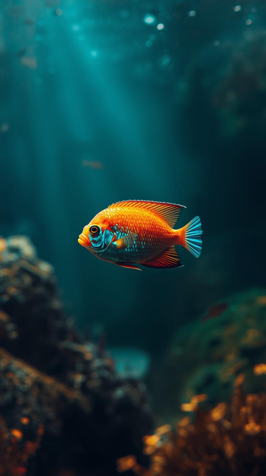 Fish In Nature Wallpaper