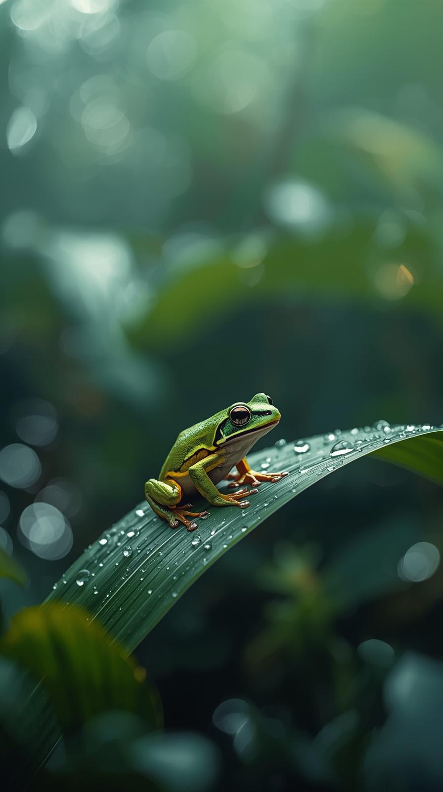 Frog In Nature Wallpaper
