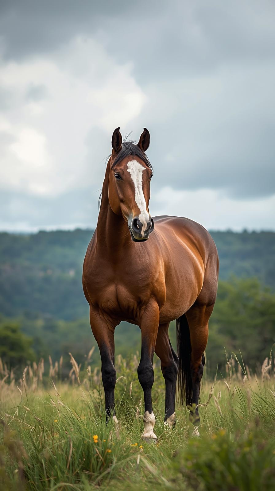 Hors In Nature Wallpaper