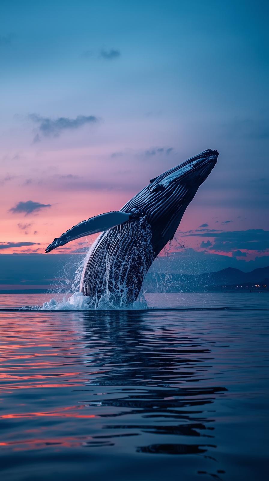 Whale In Nature Wallpaper