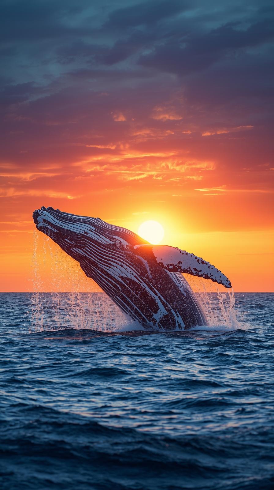 Whale In Nature Wallpaper