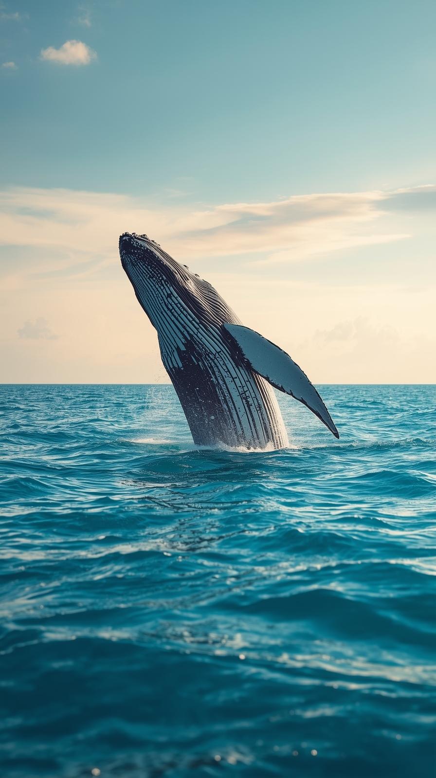 Whale In Nature Wallpaper