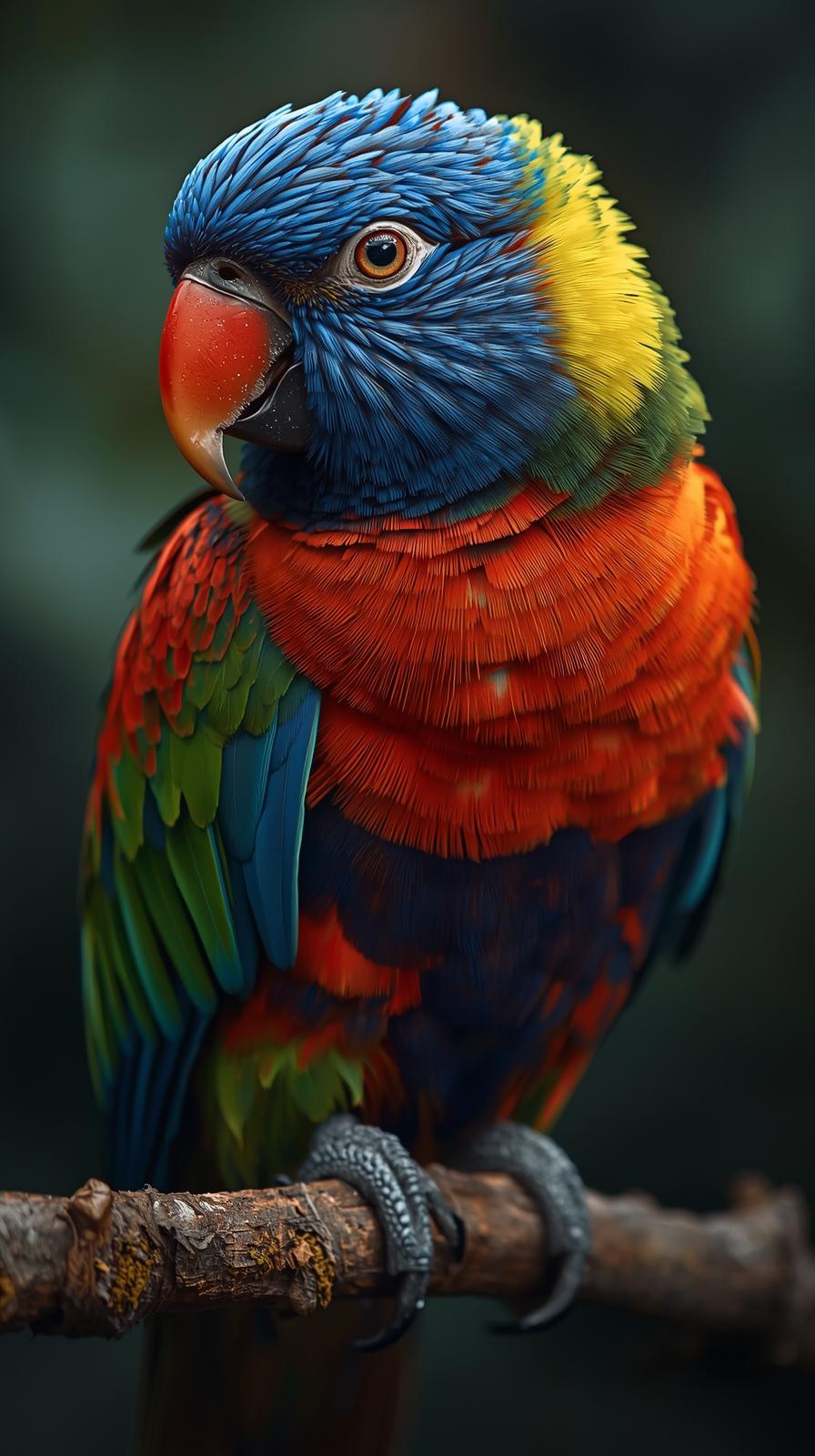 Beautiful Parrot In Nature Wallpaper