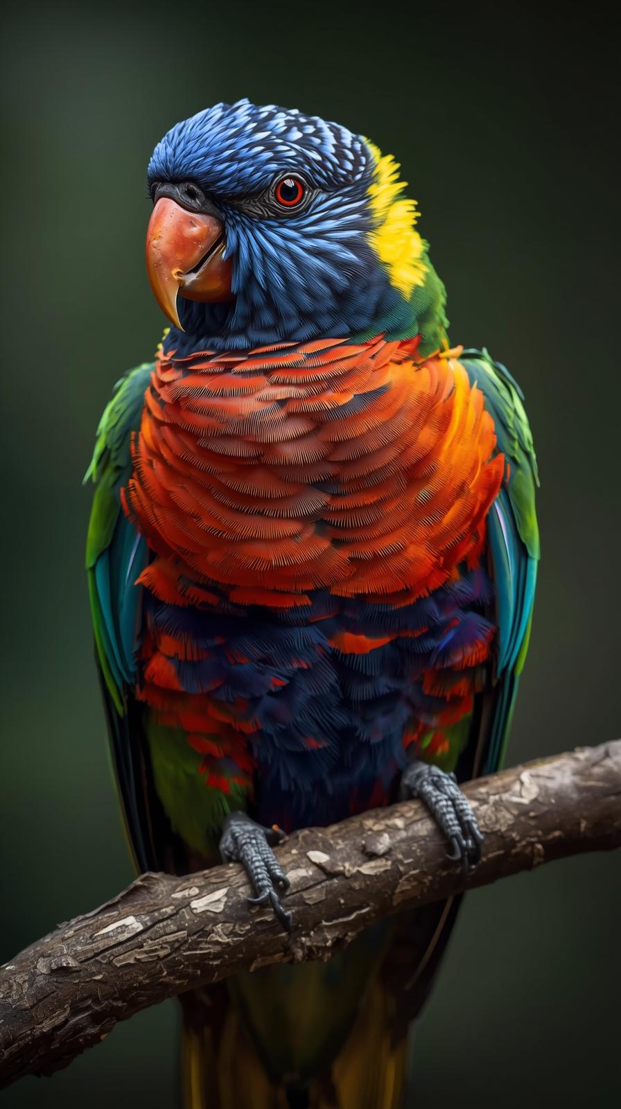 Beautiful Parrot In Nature Wallpaper