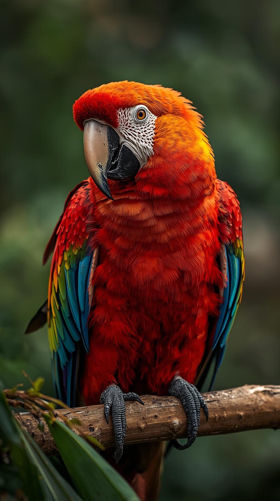 Beautiful Parrot In Nature Wallpaper