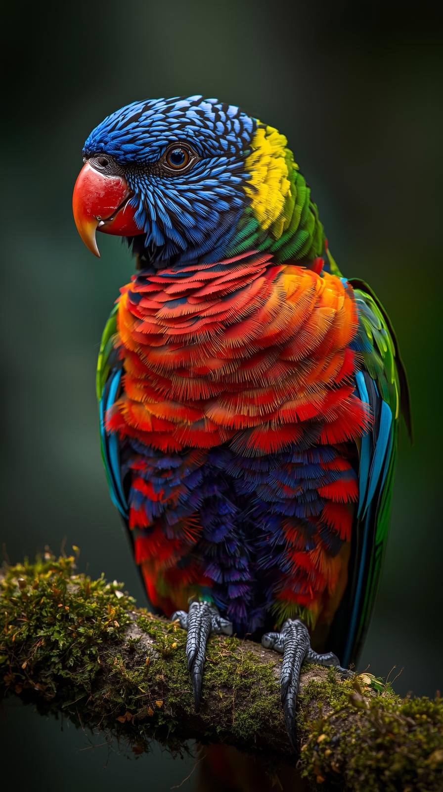 Beautiful Parrot In Nature Wallpaper
