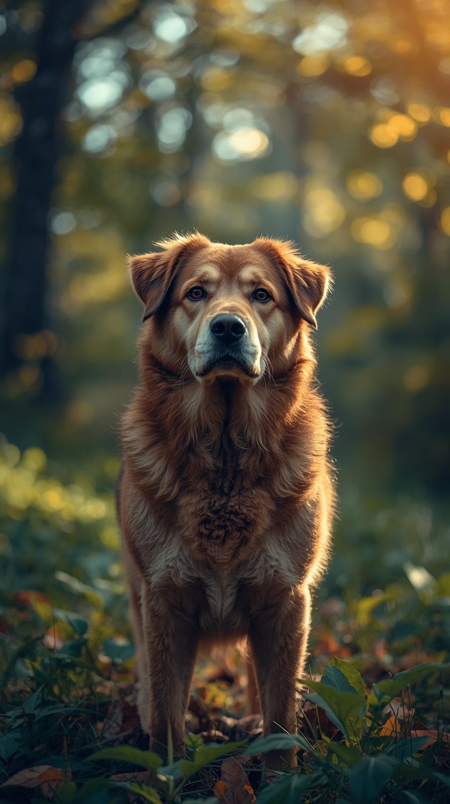 Dog In Nature Wallpaper