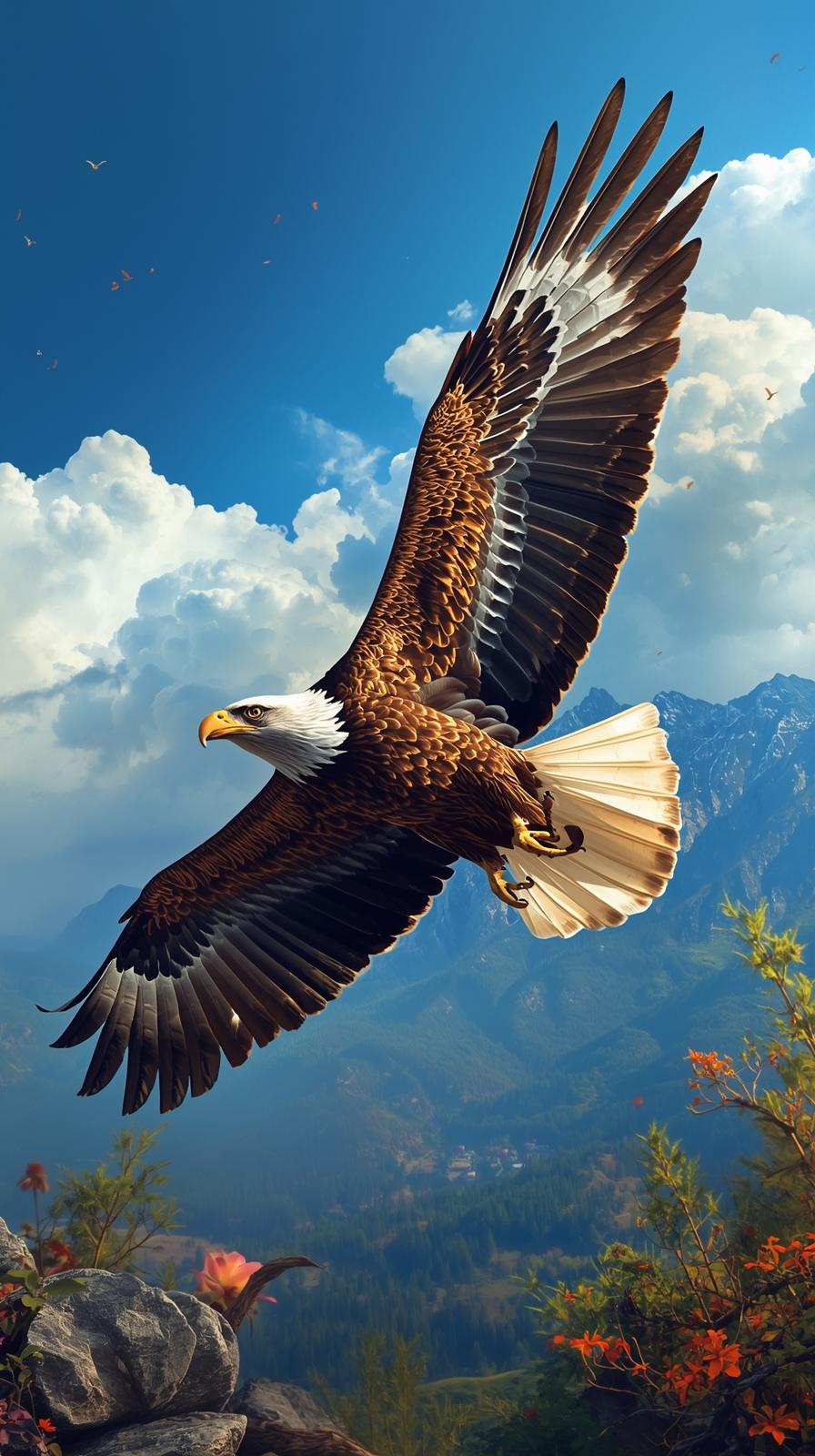Eagle In Nature Wallpaper