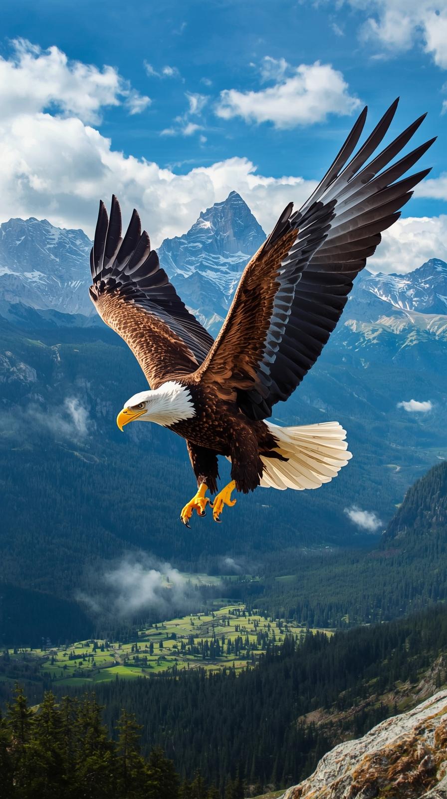 Eagle In Nature Wallpaper