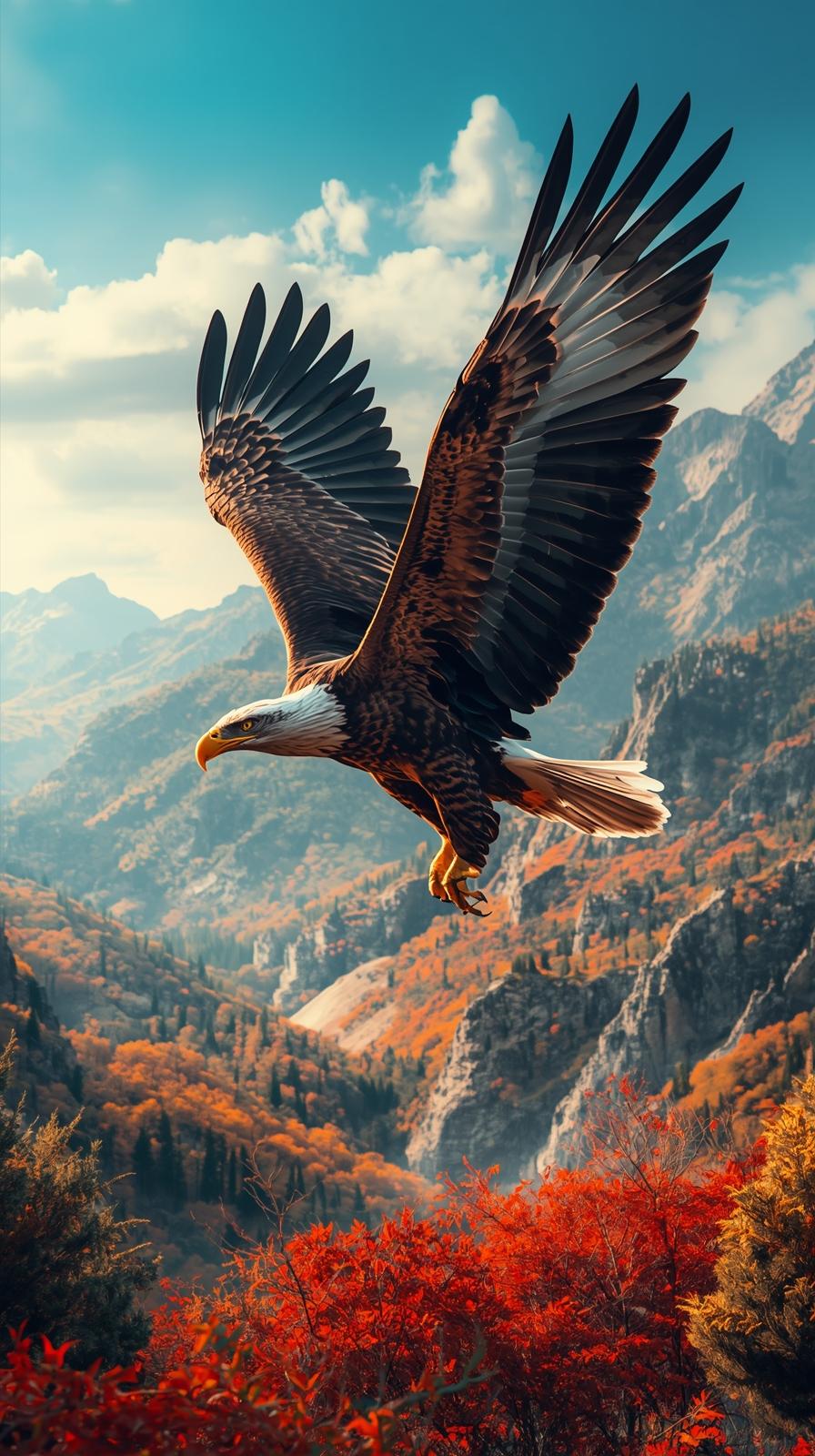 Eagle In Nature Wallpaper
