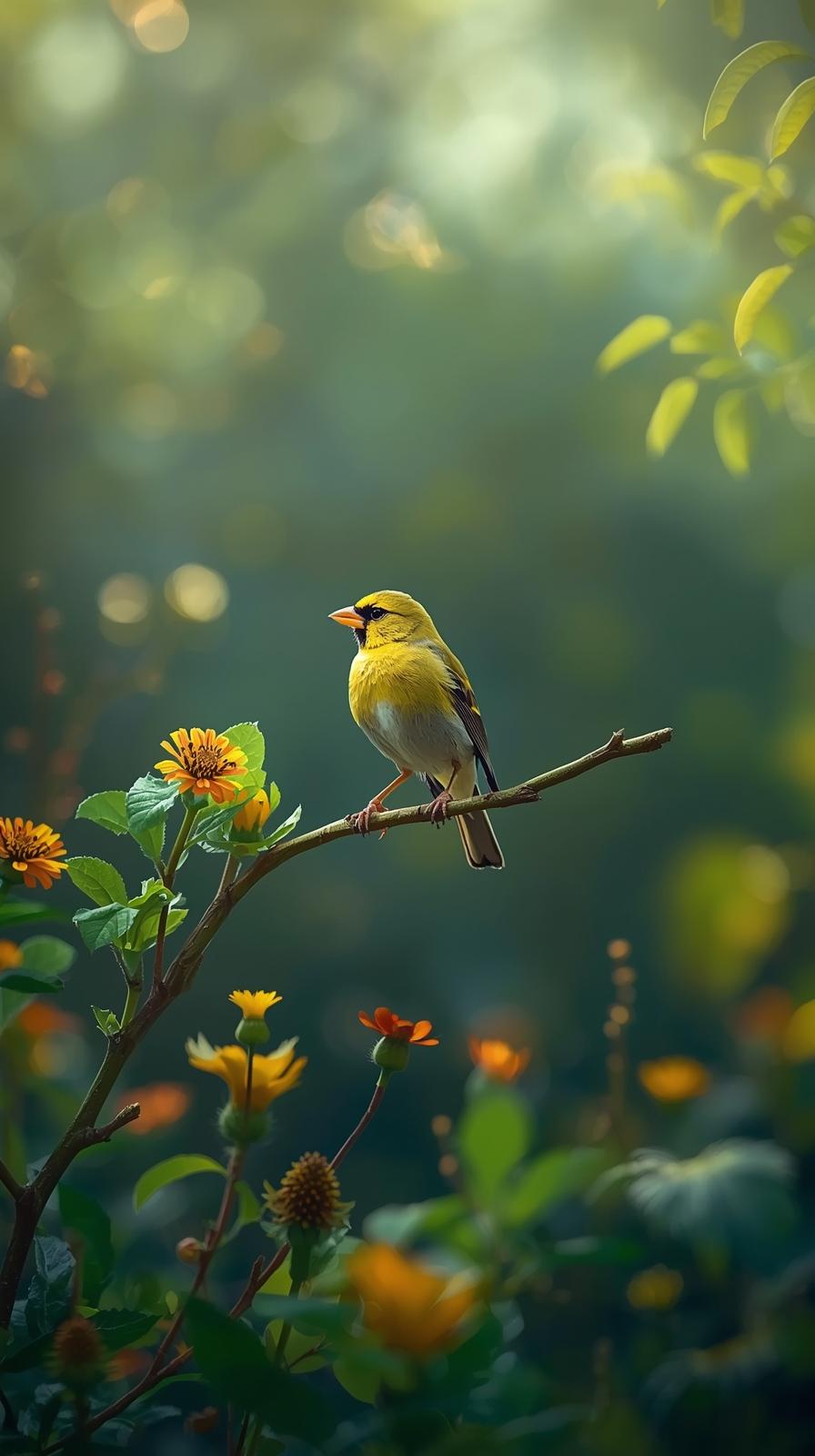 Random Canary In Nature Wallpaper