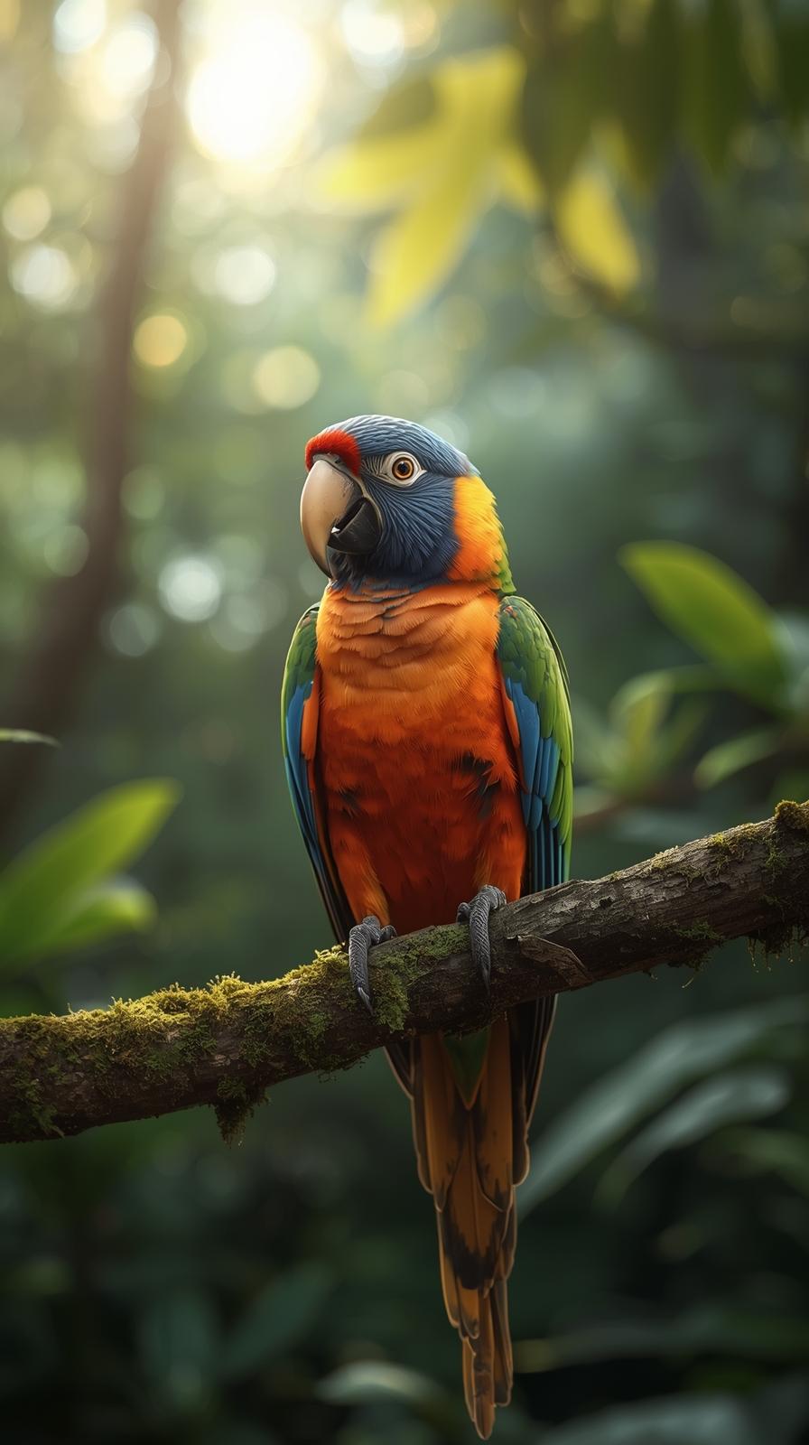 Random Parrot In Nature Wallpaper