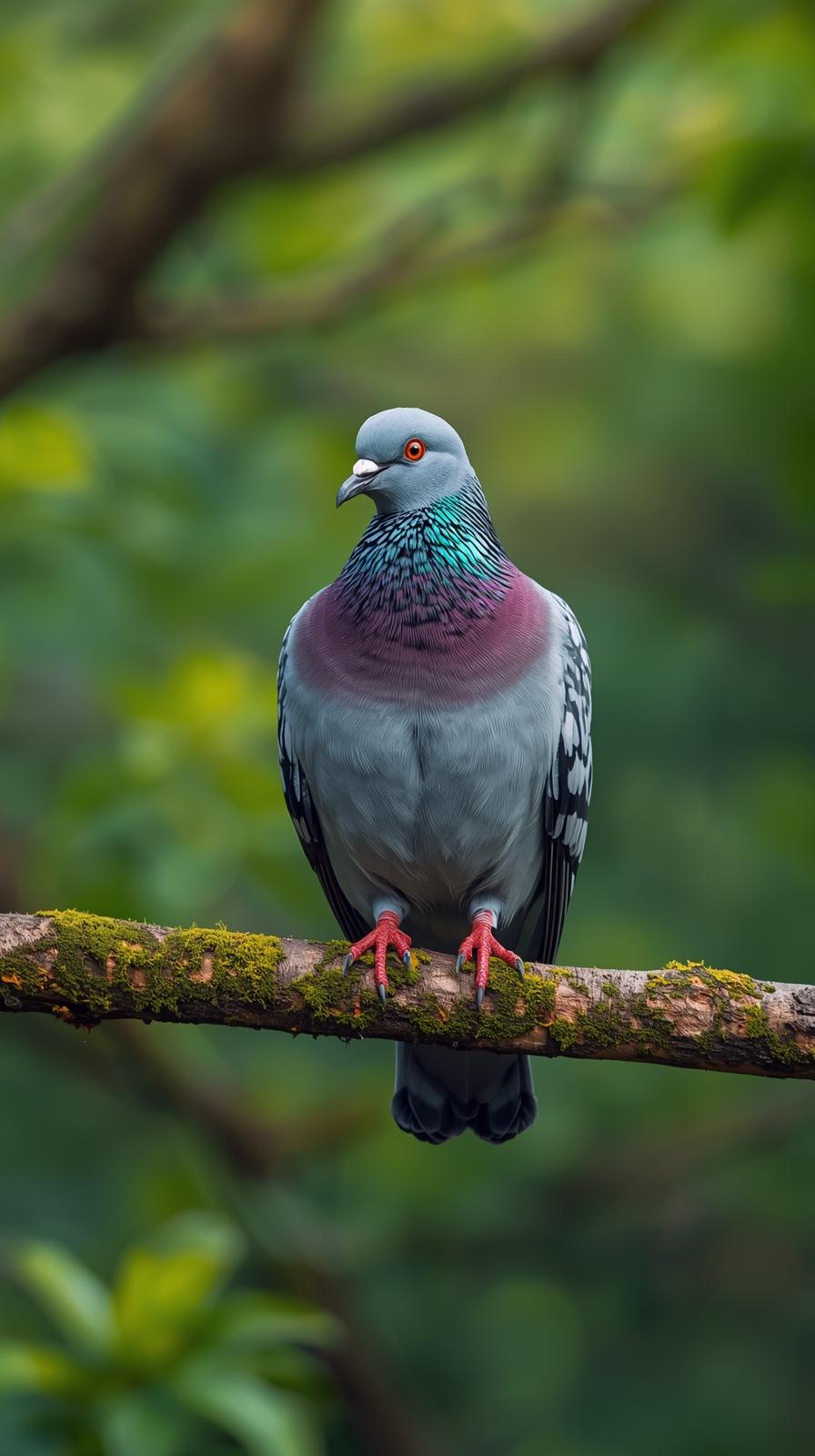 Random Pigeon In Nature Wallpaper