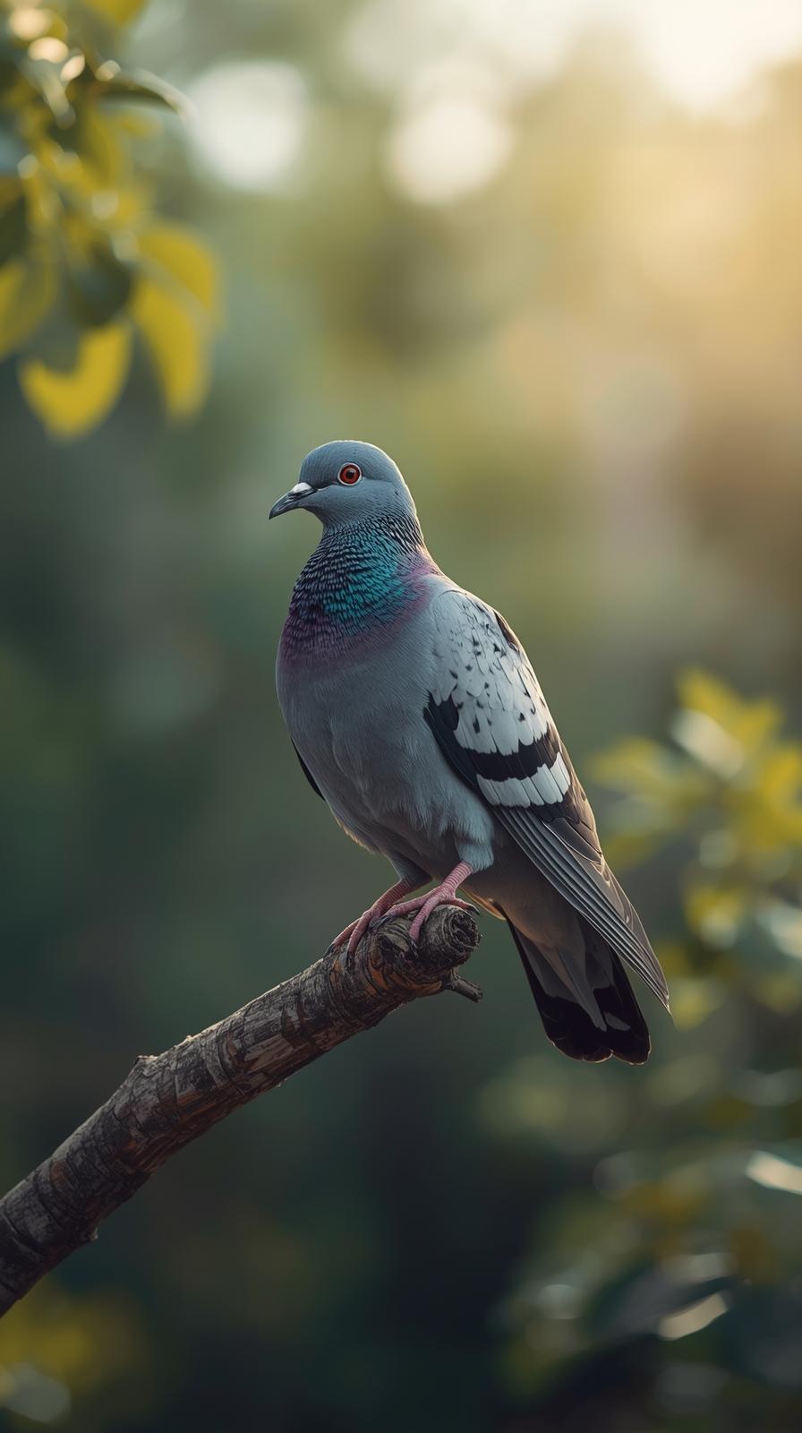 Random Pigeon In Nature Wallpaper