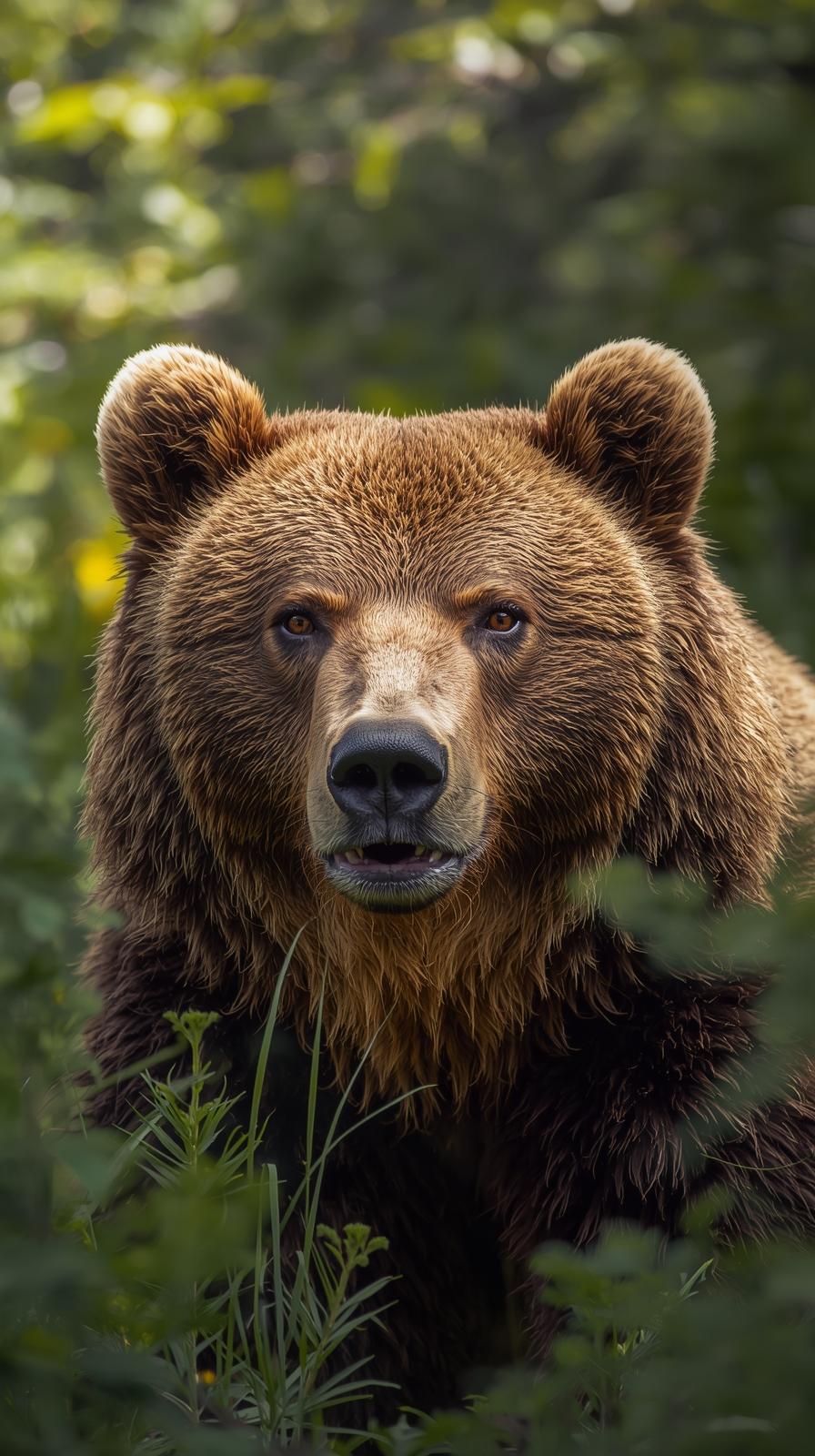 Gray Brown Bear Bear