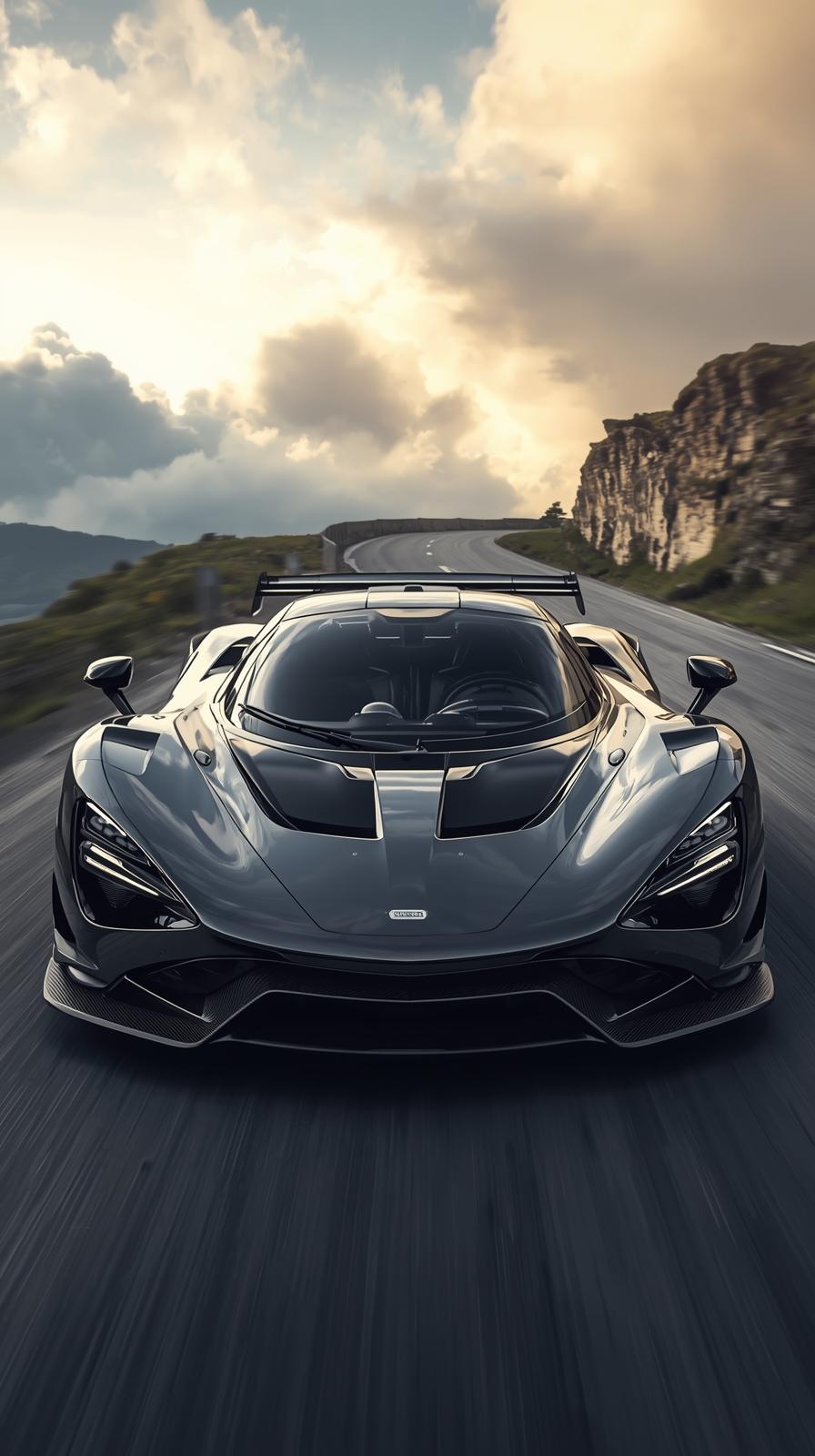 Pink Supercar Sports Car