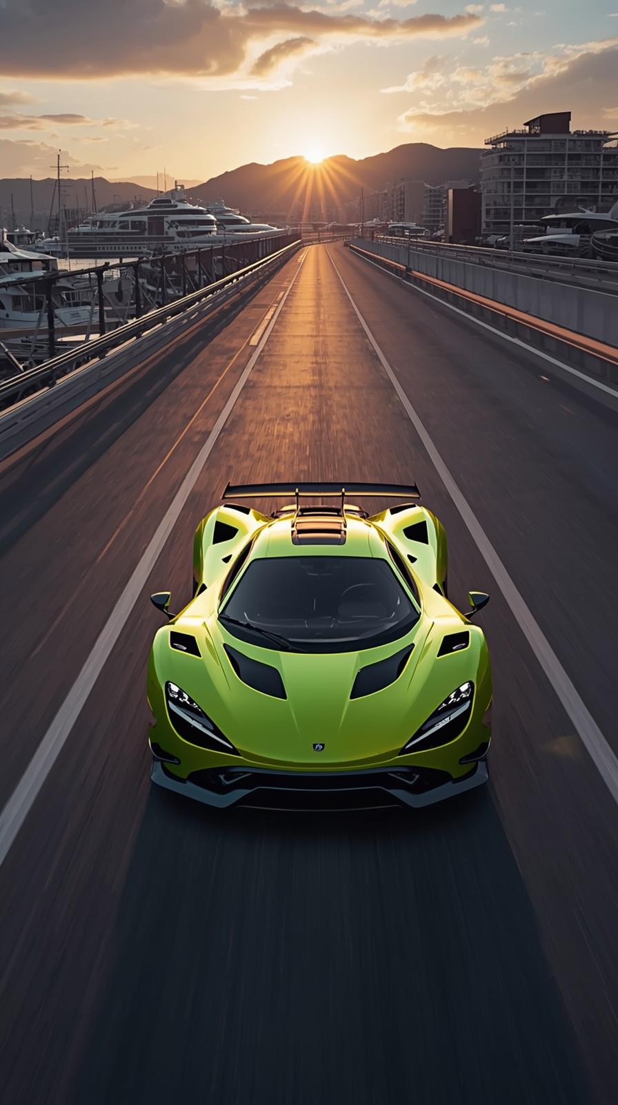 Gray Sports Car Supercar