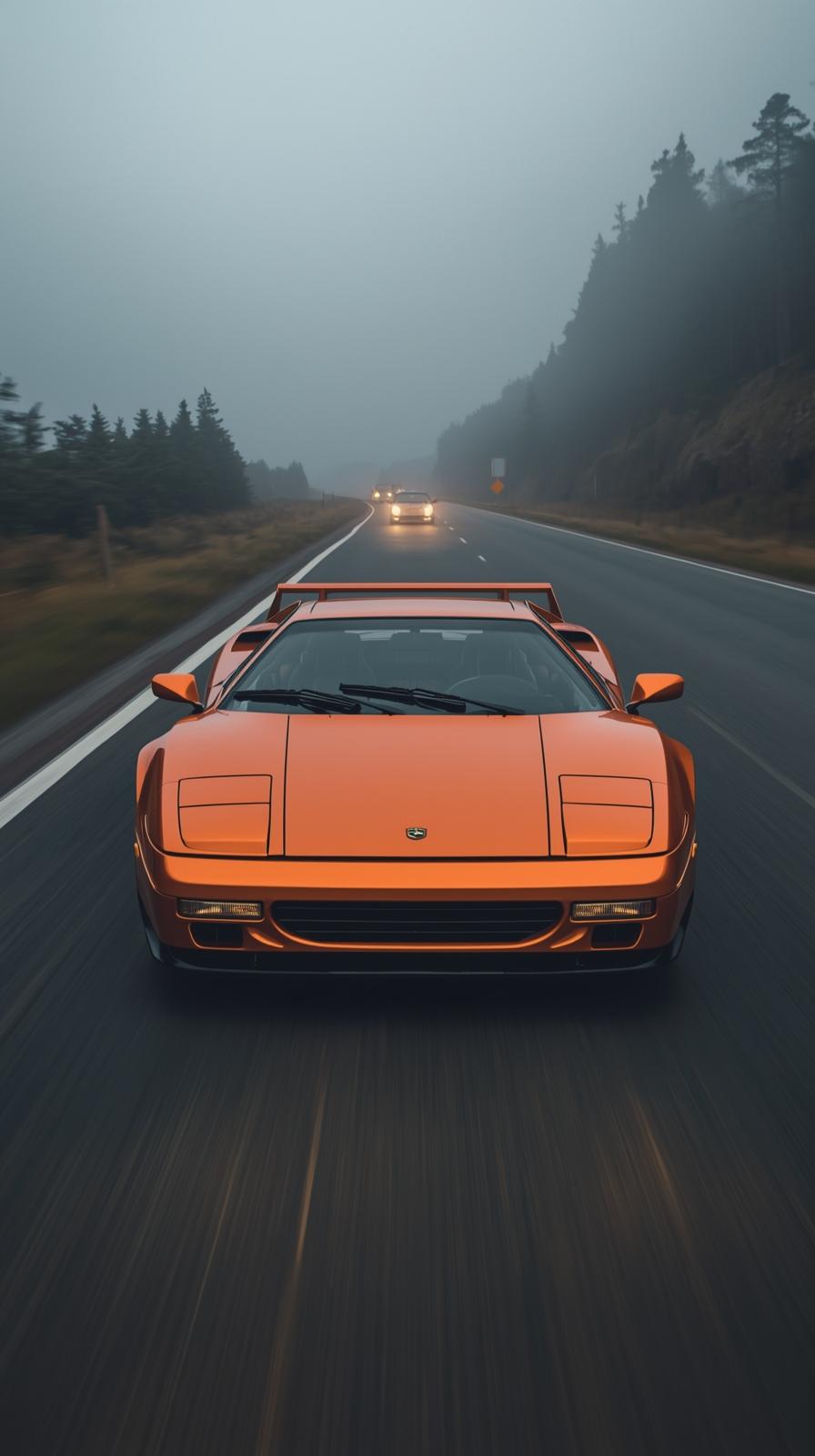 Gray Automotive Lighting Car