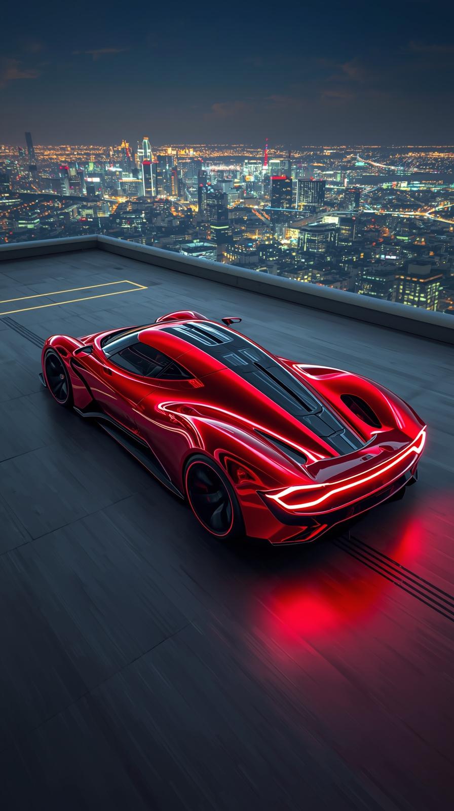 Gray Sports Car Supercar