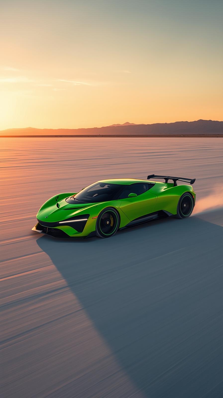 Gray Supercar Sports Car