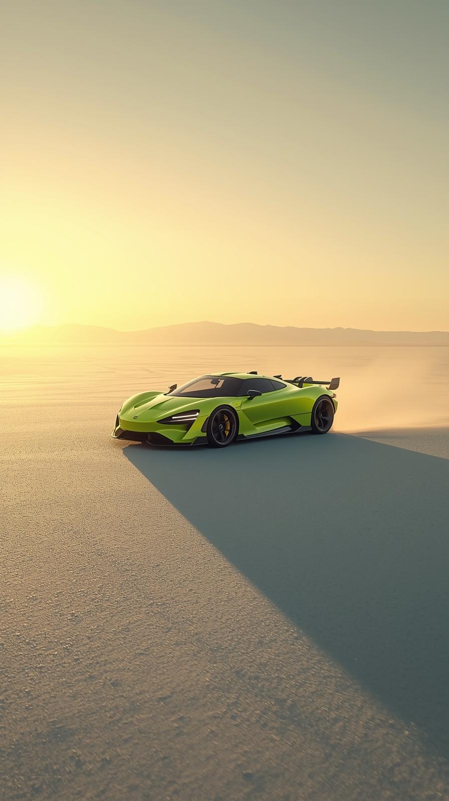 Pink Supercar Sports Car