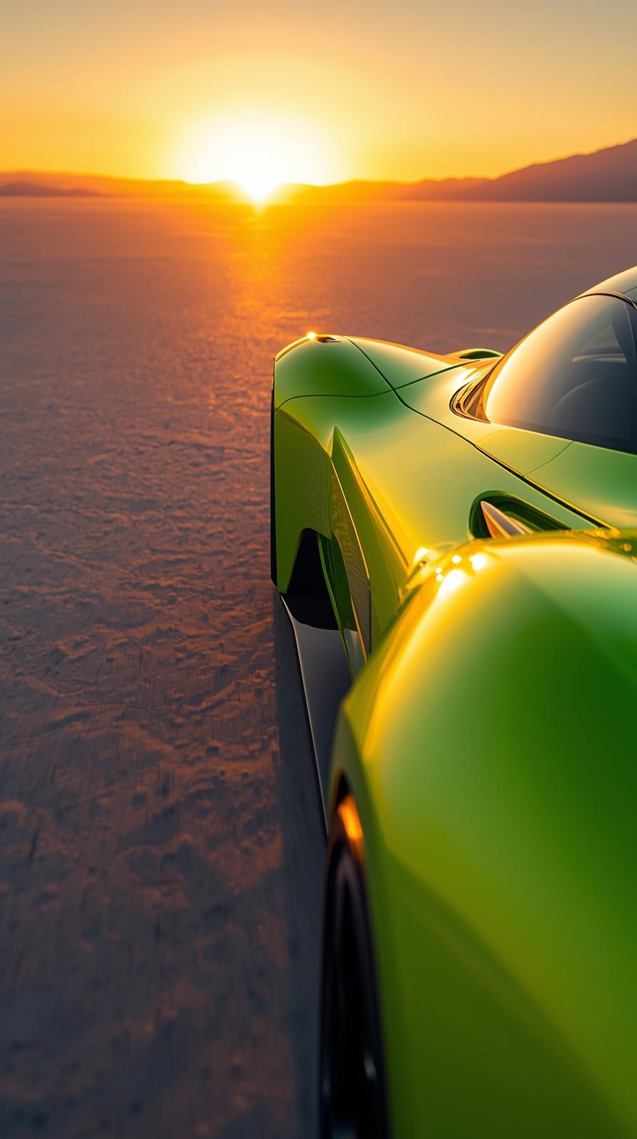 Orange Sports Car Supercar