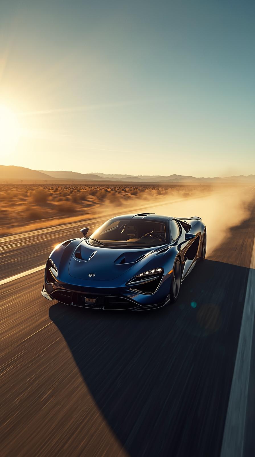 Pink Supercar Sports Car