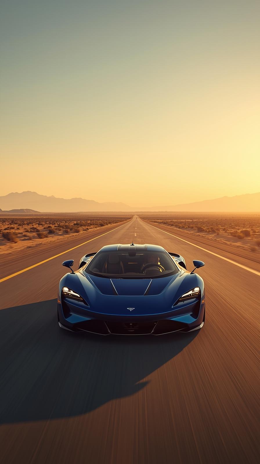 Pink Supercar Sports Car