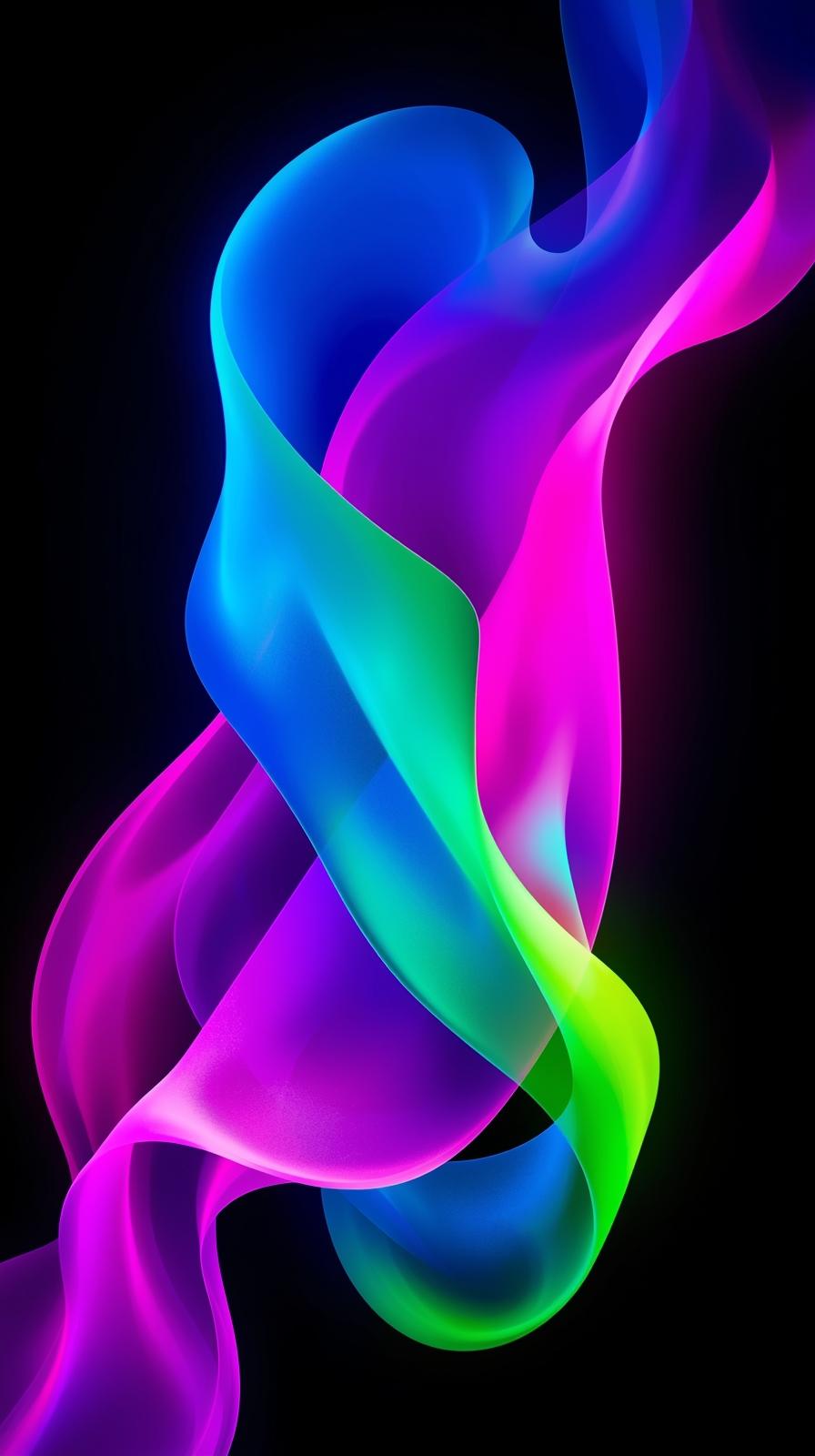 Abstract Neon Shapes