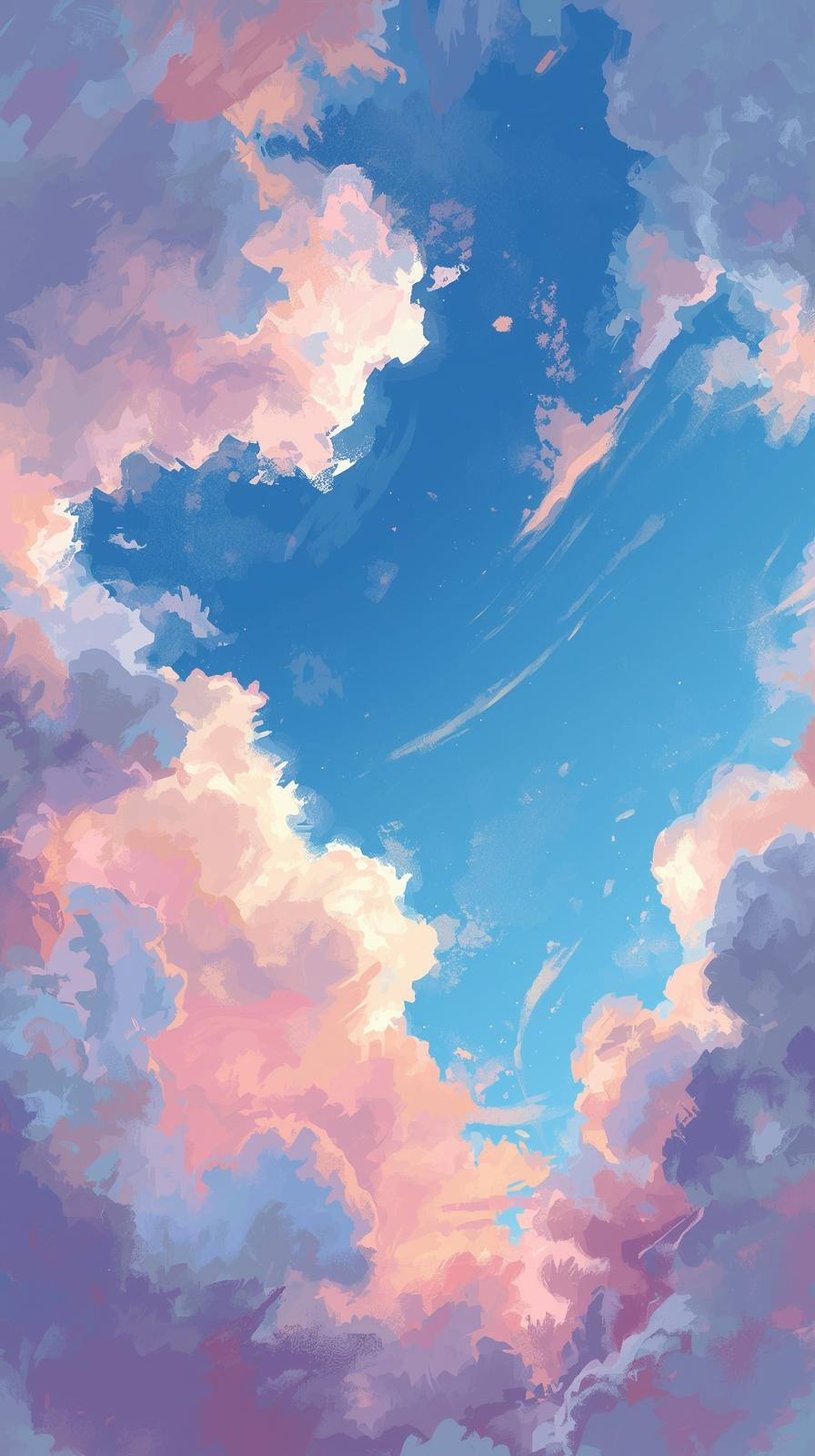 Art Clouds Wallpaper