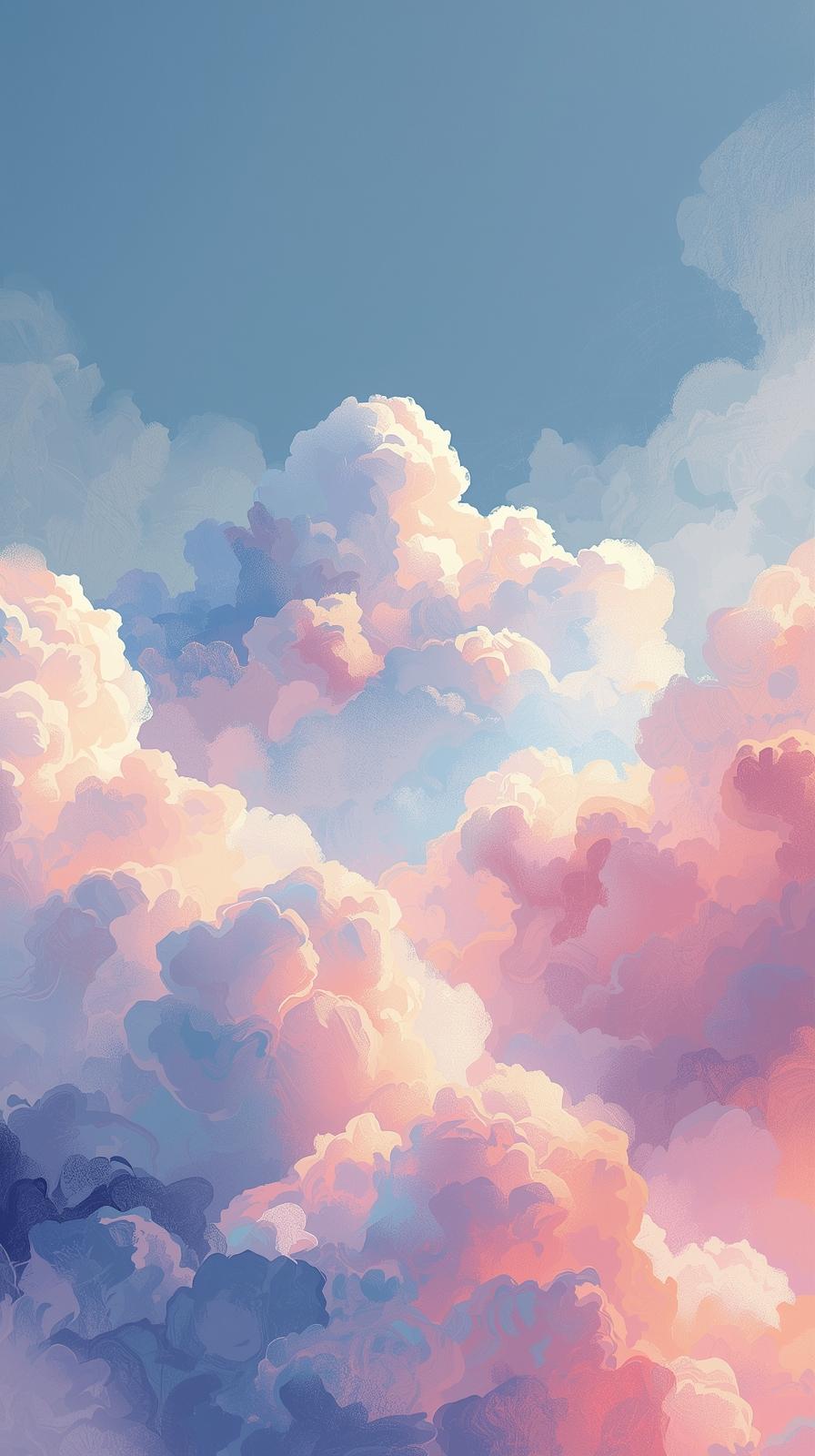 Art Clouds Wallpaper