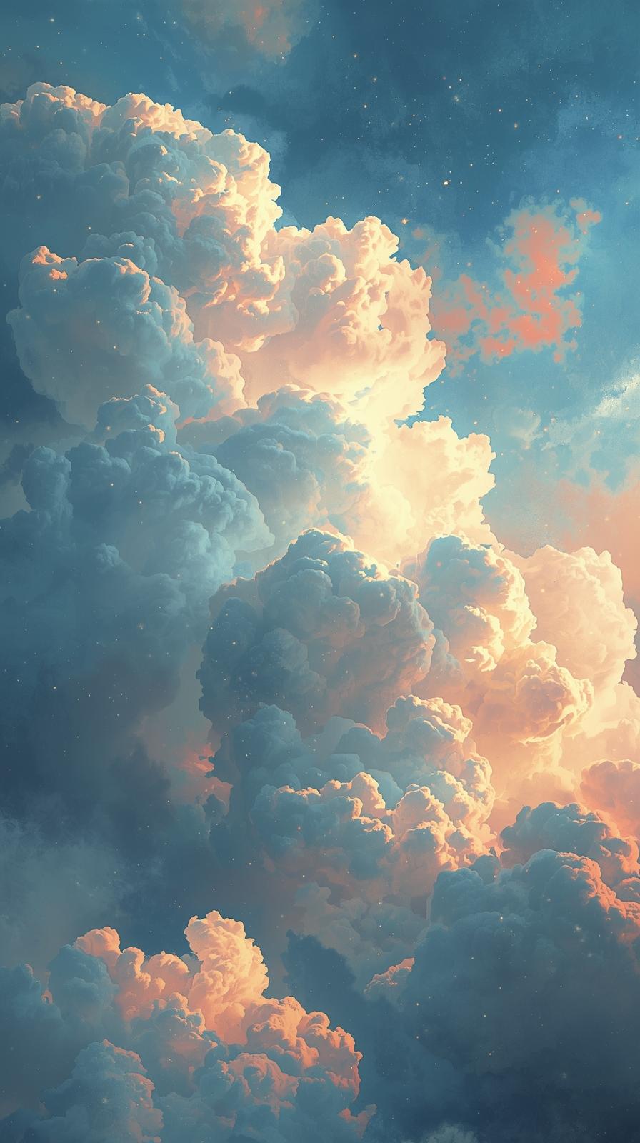 Art Clouds Wallpaper