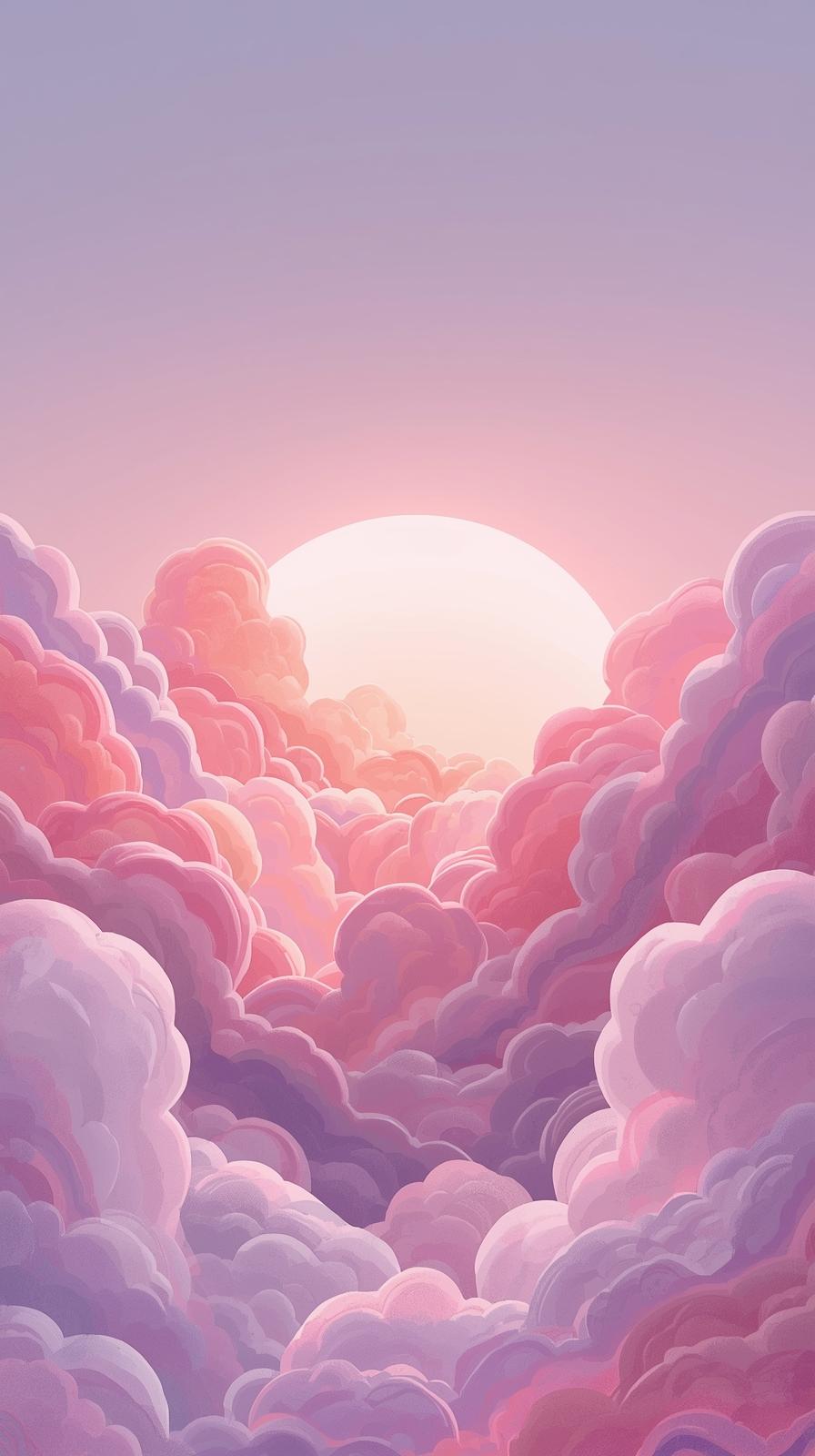 Art Clouds Wallpaper