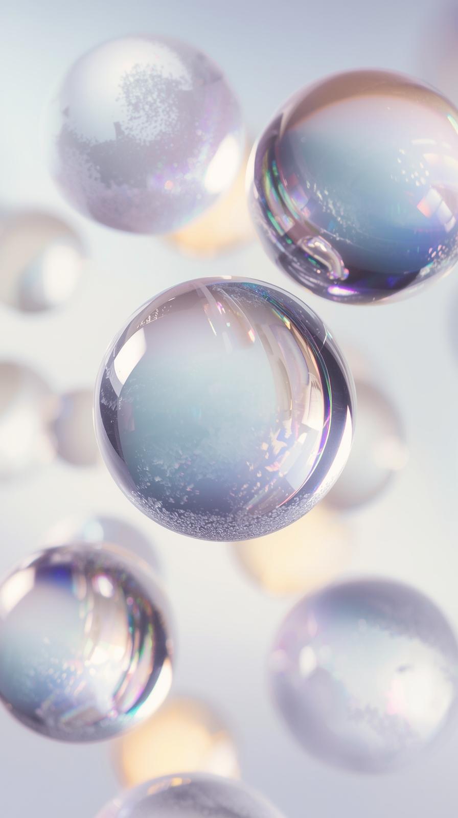 Glassmorphism Orbs
