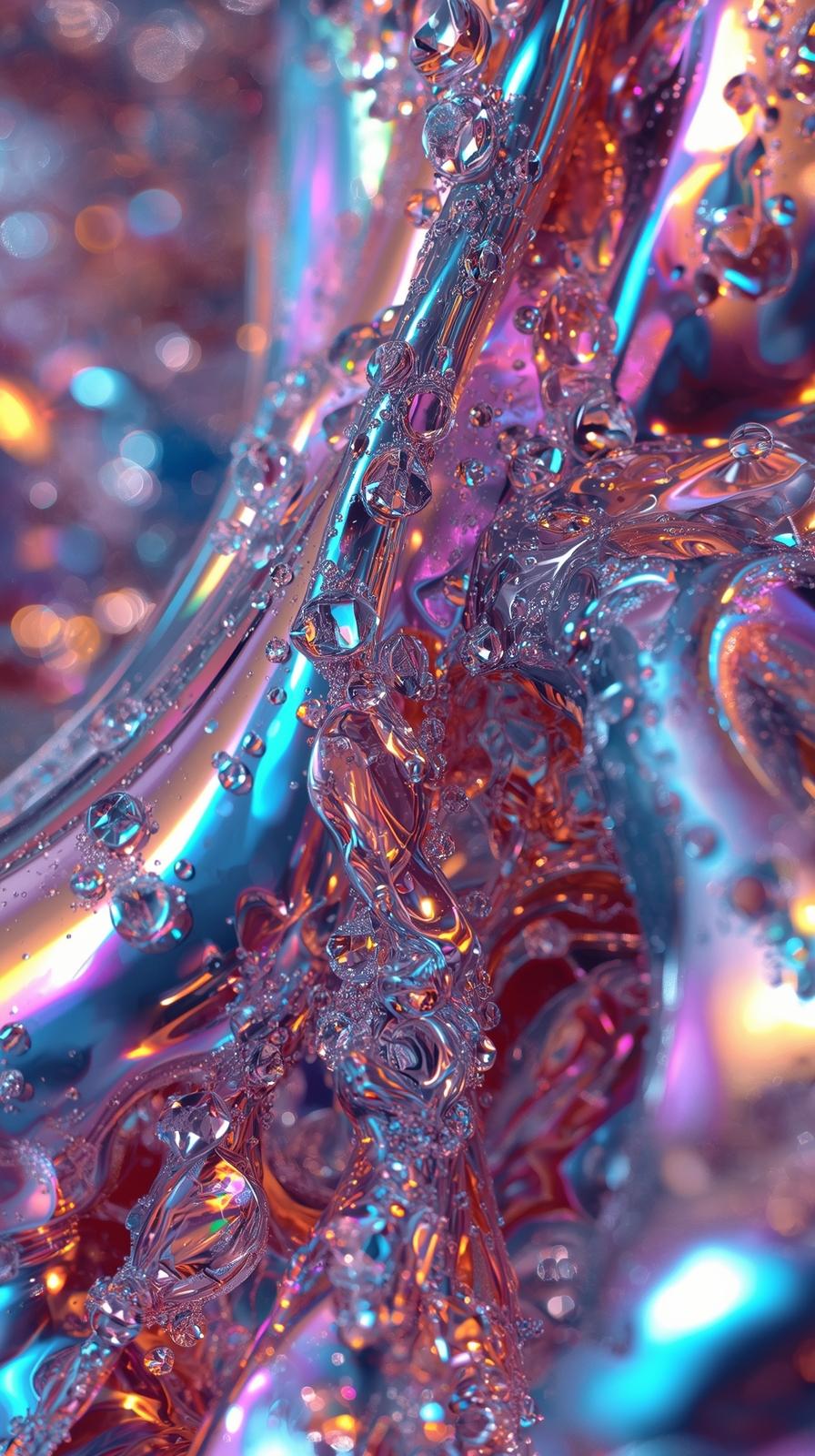 Iridescent Liquid MetalIridescent Liquid Metal