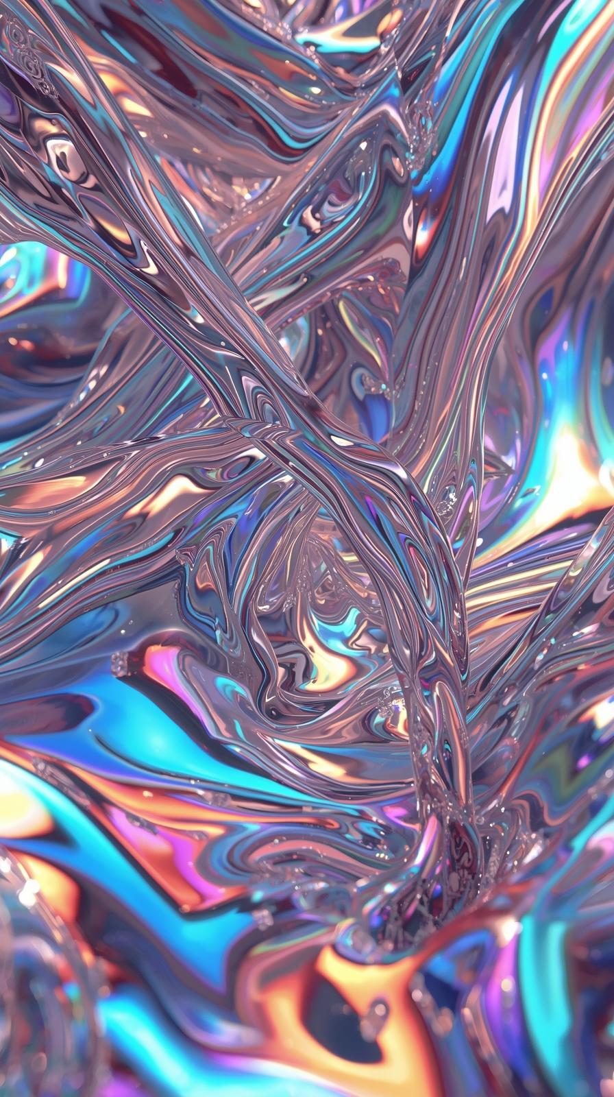 Iridescent Liquid MetalIridescent Liquid Metal