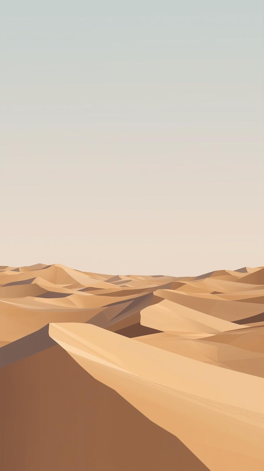 Low Poly Desert Dunes
