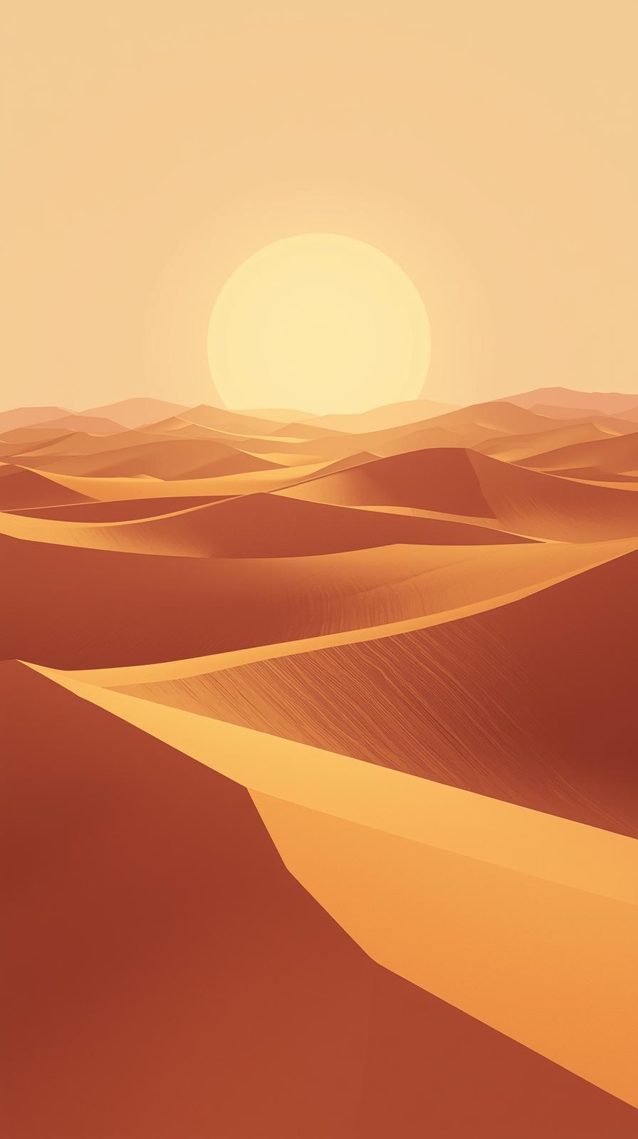 Low Poly Desert Dunes