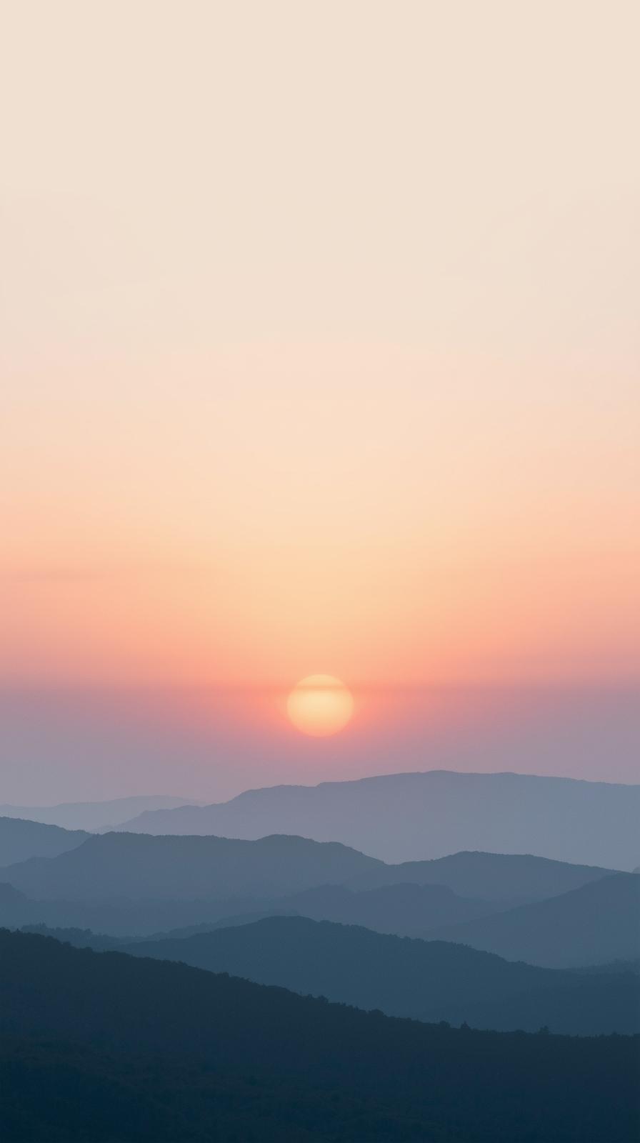 Minimal Japanese Sunrise