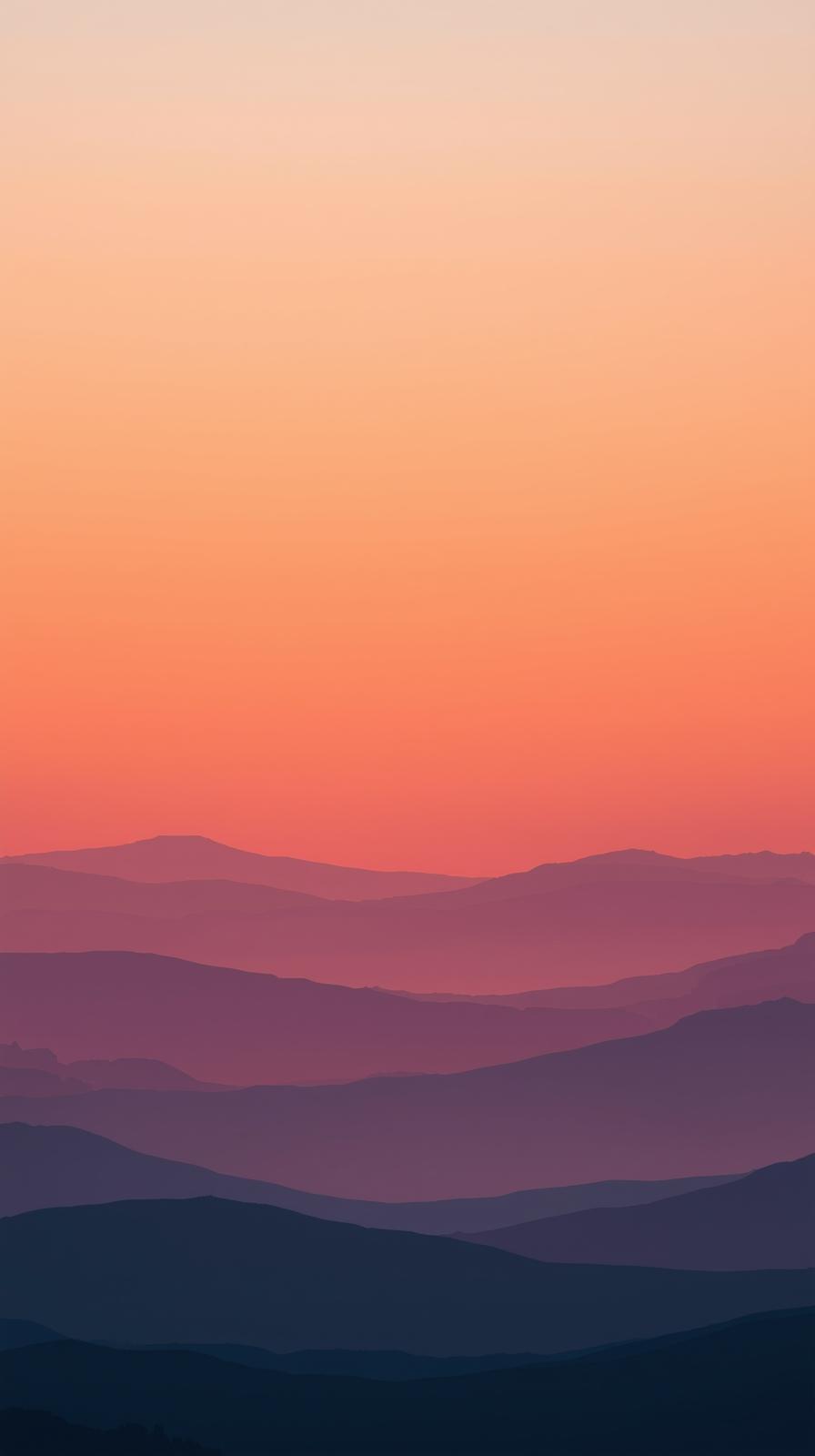 Minimalist Sunset Gradient