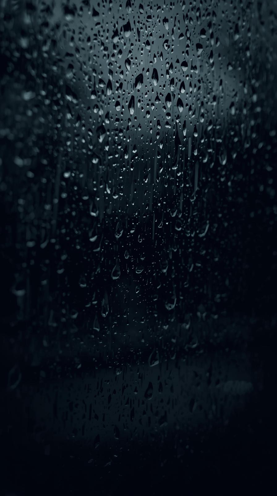 Noir Rain On Window