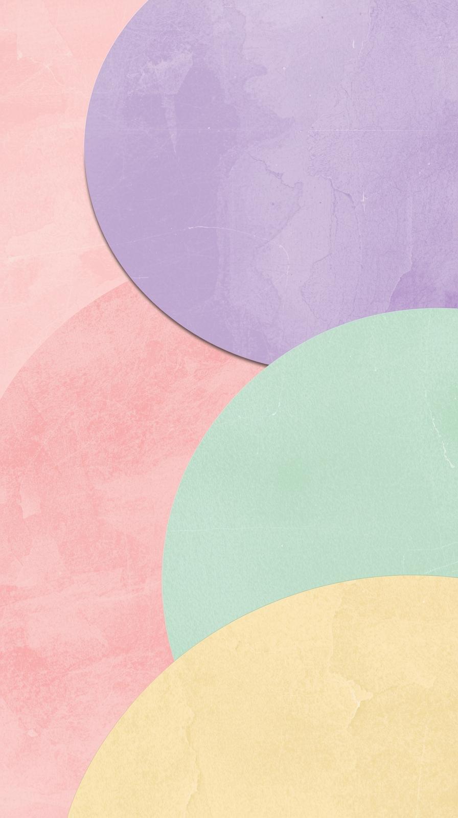 Pastel Geometric Collage