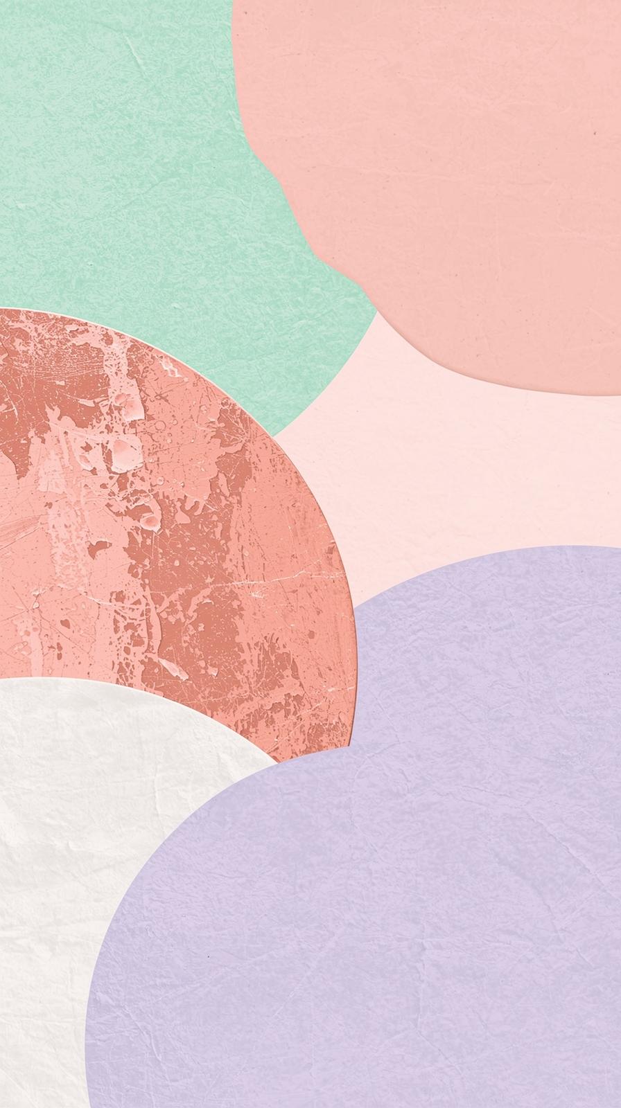 Pastel Geometric Collage