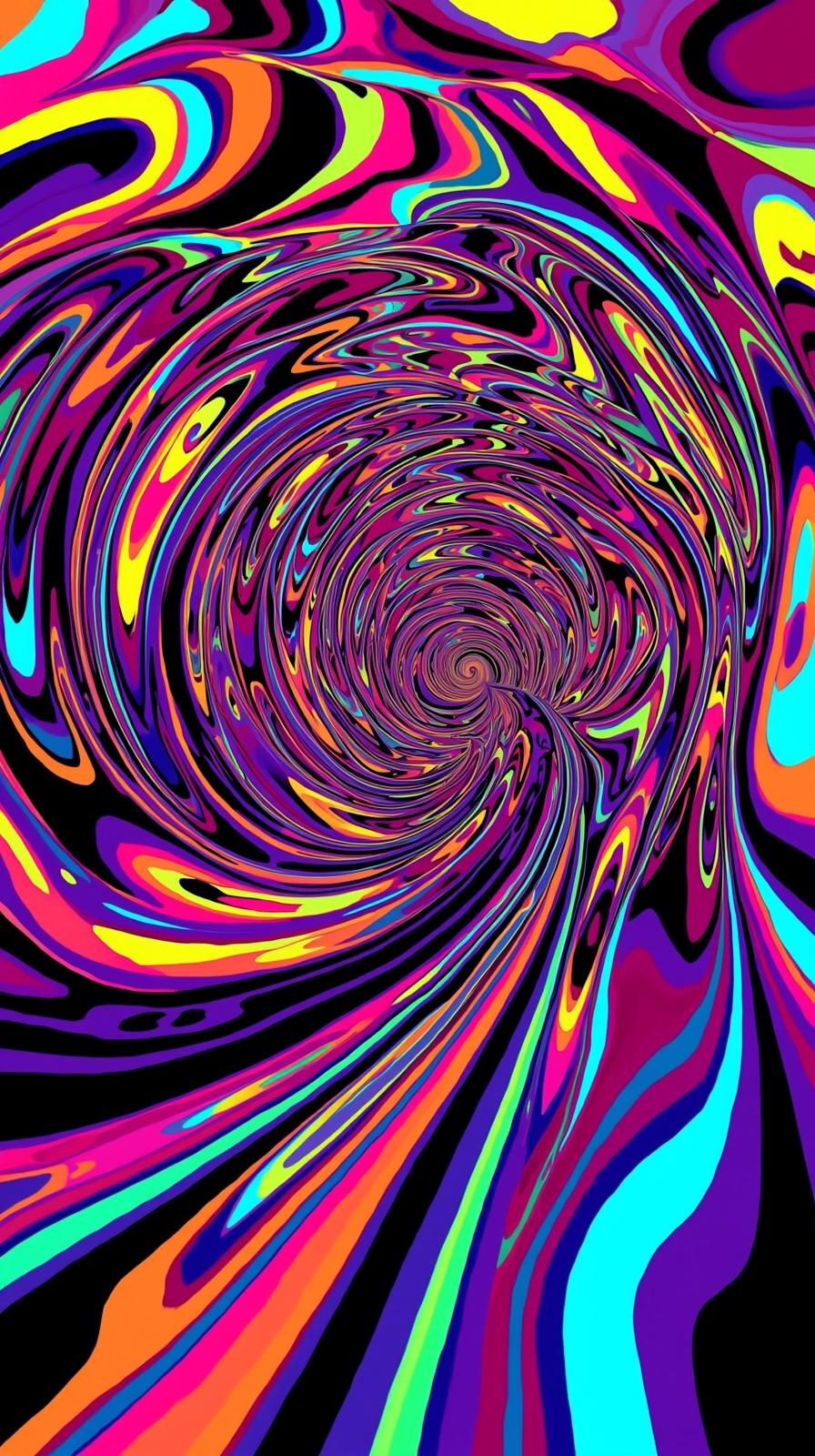 Psychedelic Swirl Tunnel