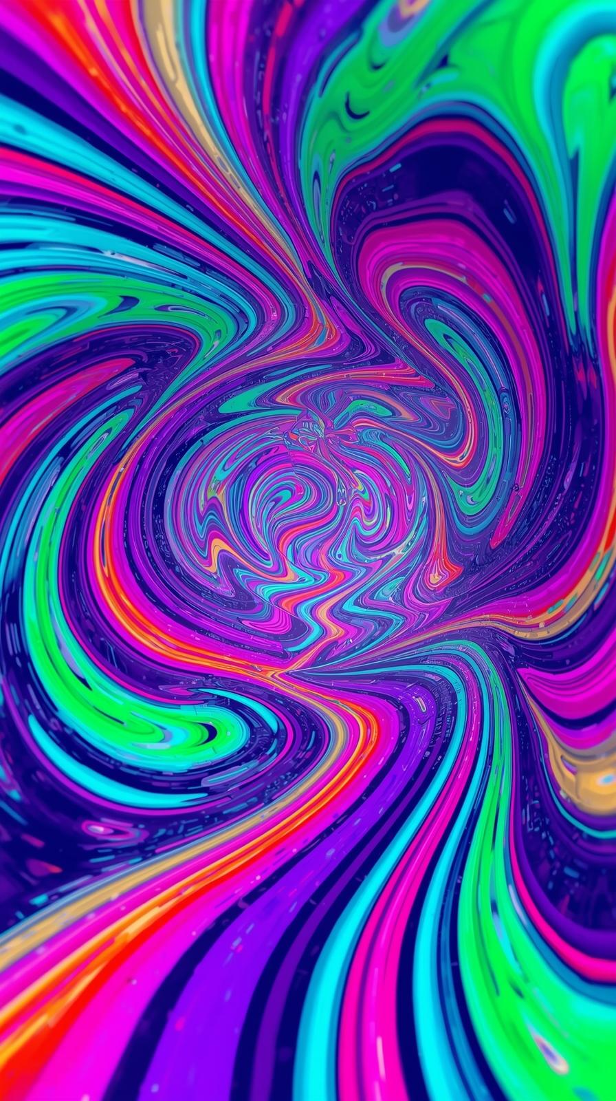 Psychedelic Swirl Tunnel
